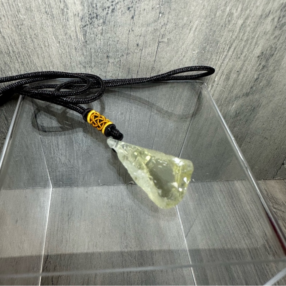 Raw Natural Rough Citrine Crystal Necklace